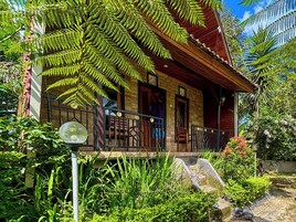 Bali Villa with Jungle View | Terrace/patio