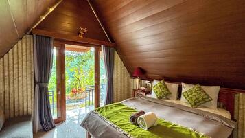 Villa with Garden View | Wi-Fi gratis dan seprai linen