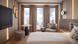 Allergikerbettwaren, Minibar, Zimmersafe, Verdunkelungsvorhänge