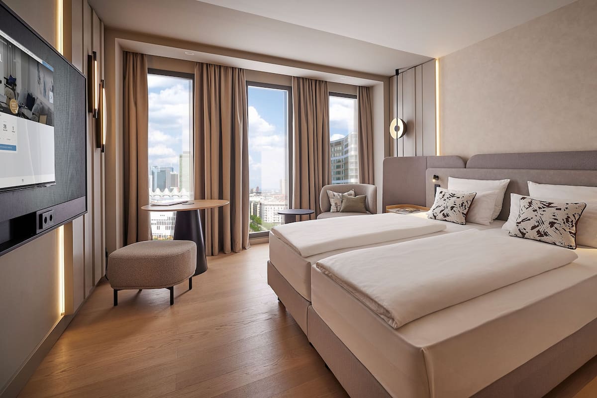 Ropa de cama hipoalergénica y minibar