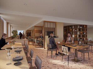 Breakfast and dinner served