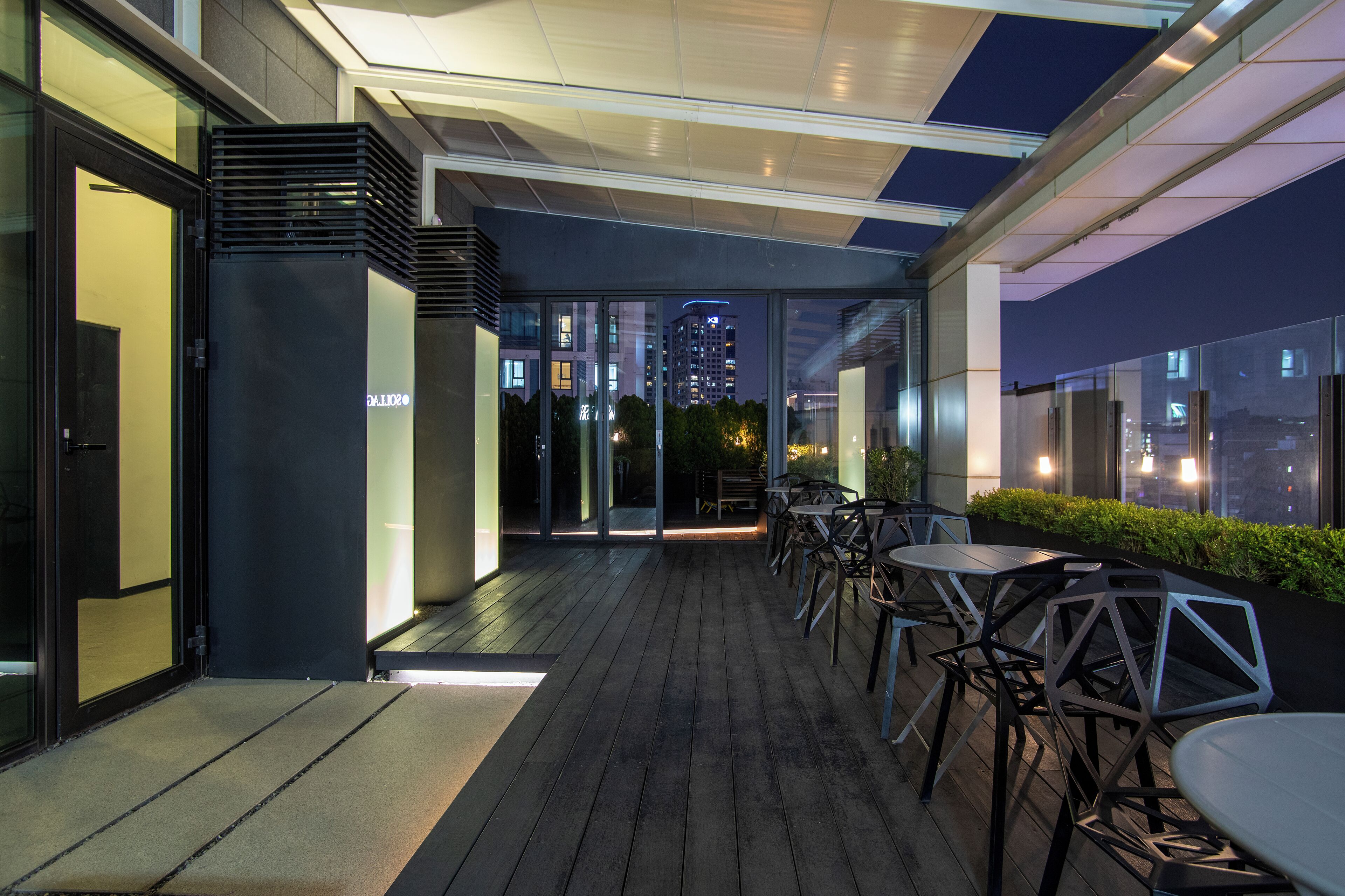 Rooftop terrace