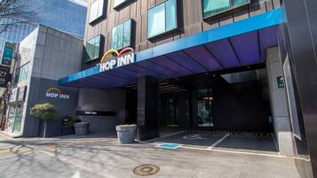 Façade de l’hébergement