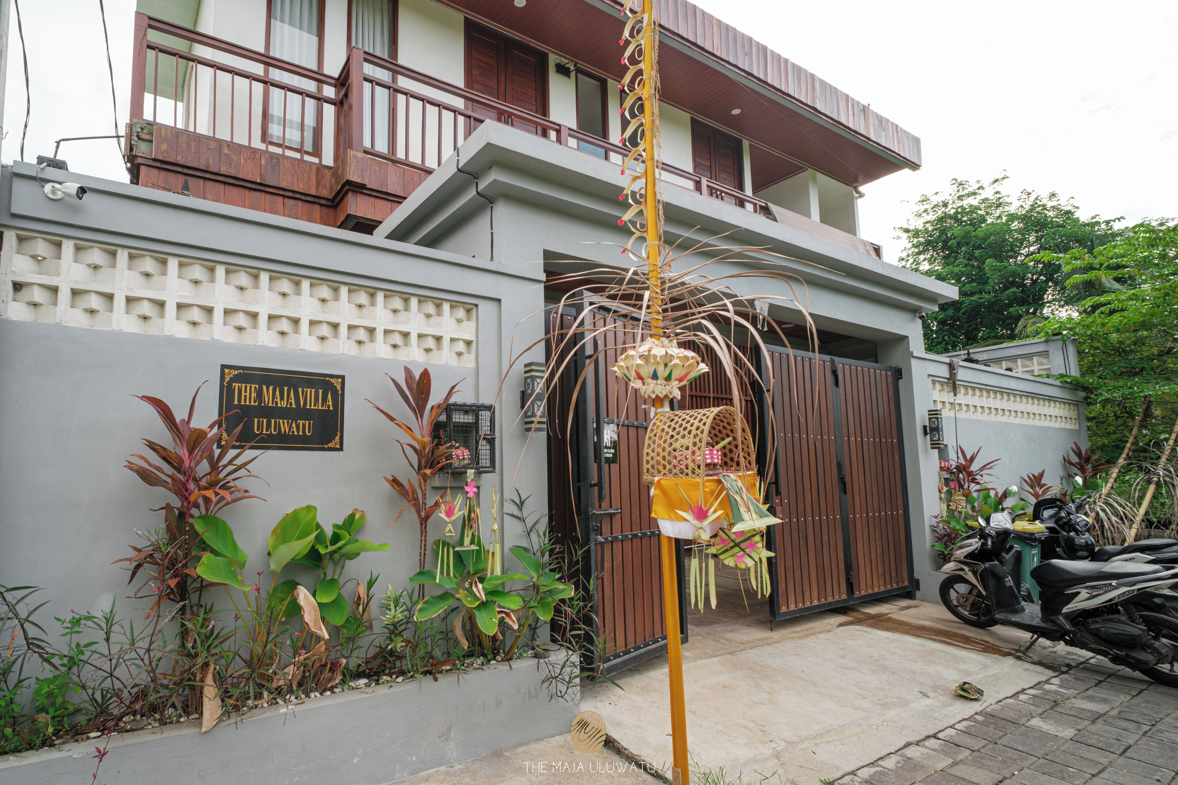 Voorkant van accommodatie