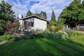 Exterior - Midcentury Gem in Wheat Ridge with Fire Pit and Wood-Fired Oven (Wheat Ridge)