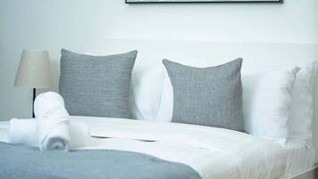 Desk, iron/ironing board, WiFi (free), bed sheets