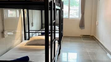 Dormitorio compartido, vista a la ciudad