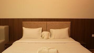 Superior Double or Twin Room, Balcony, Mountain View | Desk, laptop workspace, soundproofing, iron/ironing board