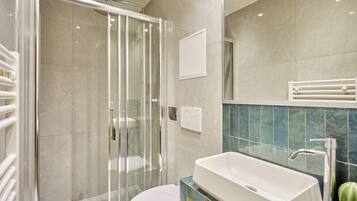 Shower, hair dryer
