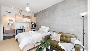 1 chambre, fer et planche à repasser, Wi-Fi, literie fournie