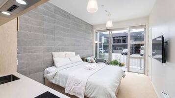 1 chambre, fer et planche à repasser, Wi-Fi, literie fournie