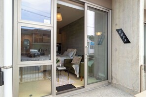 Exterior detail - Petone City Studio with Balcony (Lower Hutt)