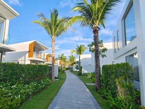 숙박 시설 입구