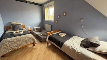 2 slaapkamers, wifi, beddengoed