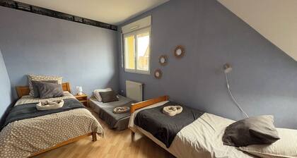 Bed and breakfast on the farm with breakfast included.