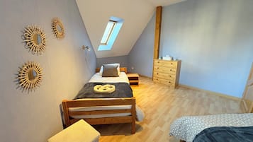 2 chambres, Wi-Fi, draps fournis