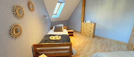 2 slaapkamers, wifi, beddengoed