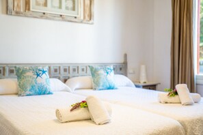 3 sovrum, värdeförvaringsskåp på rummet och strykjärn/strykbräda