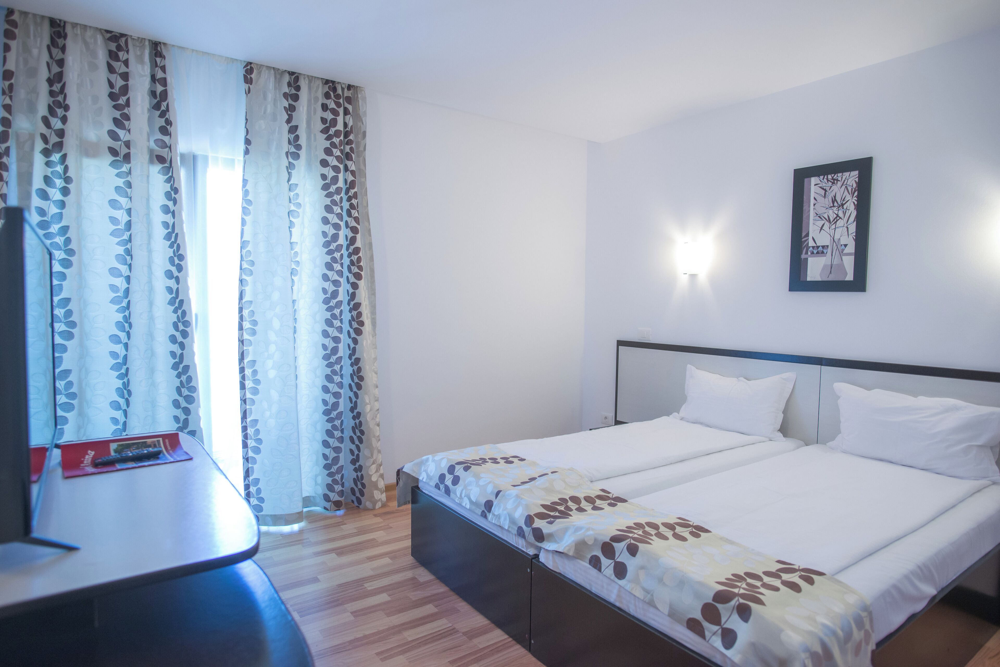 Chambre Double ou avec lits jumeaux, balcon, vue ville