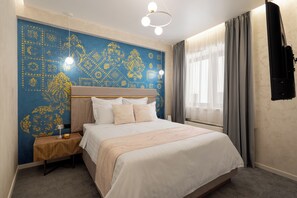 Cortinas blackout, sistema de insonorización y wifi gratis