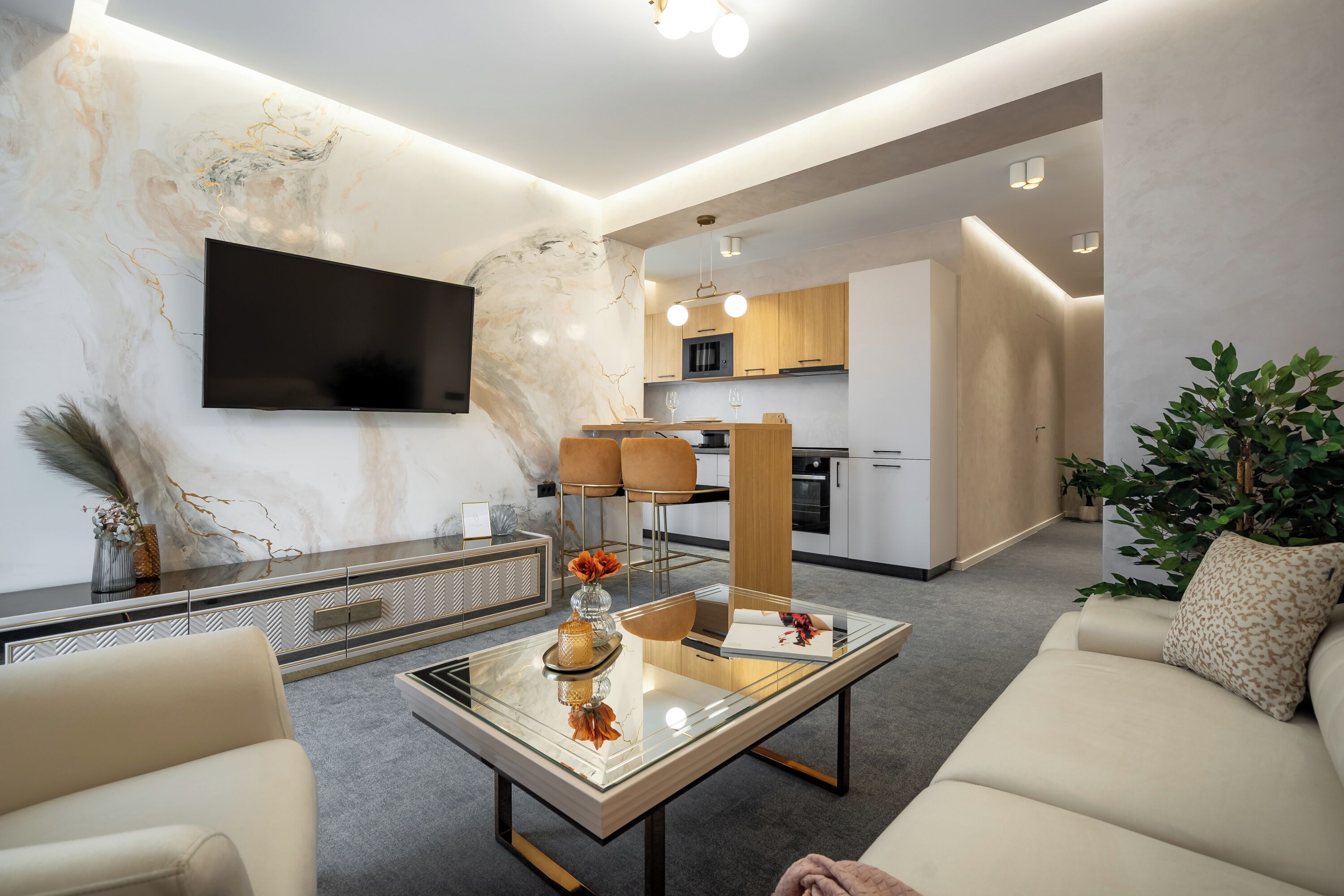 Apartamento superluxo | Cortinas blackout, quartos à prova de som, Wi-Fi de cortesia