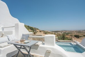 Outdoor dining - Villa Pathos, Apleton Villas Paros (Paros)