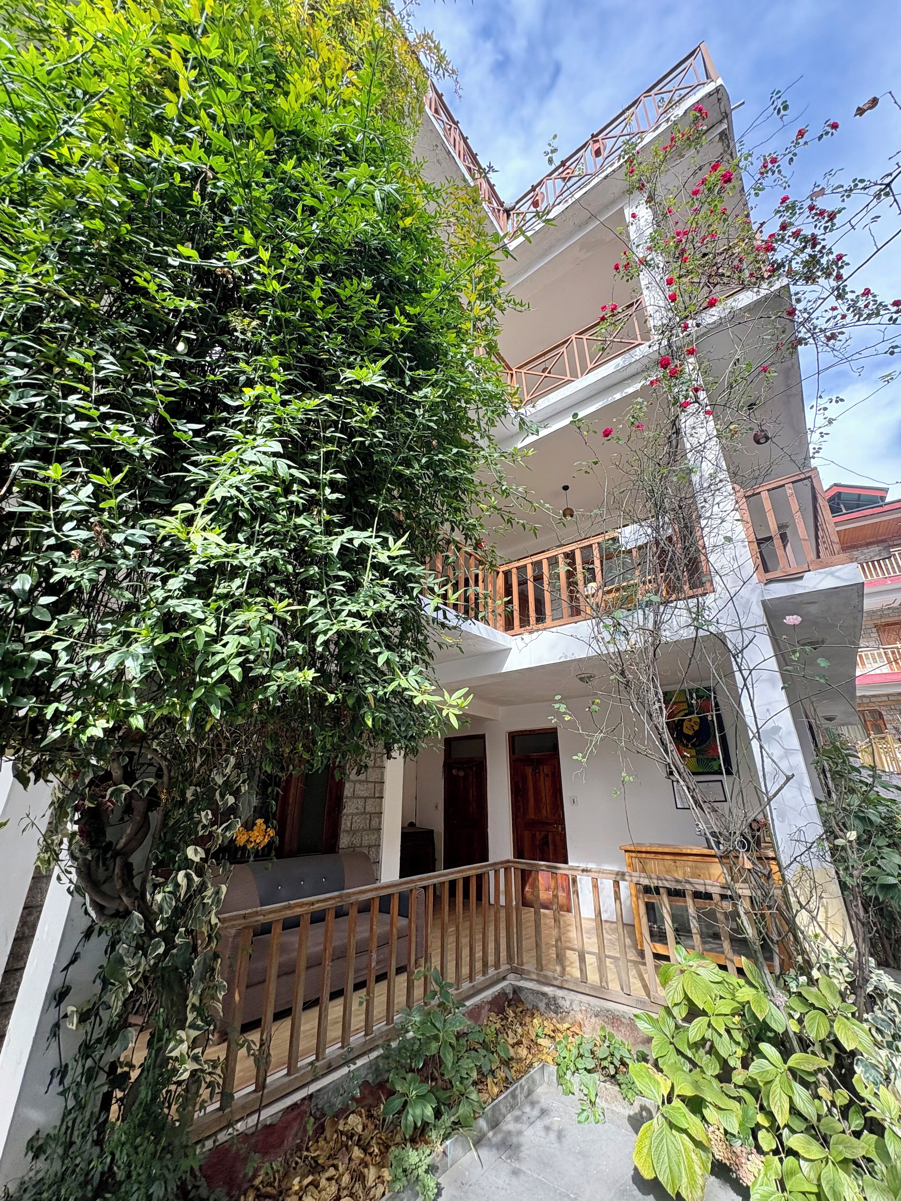 Framhlið gististaðar