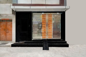 Majoituspaikan julkisivu