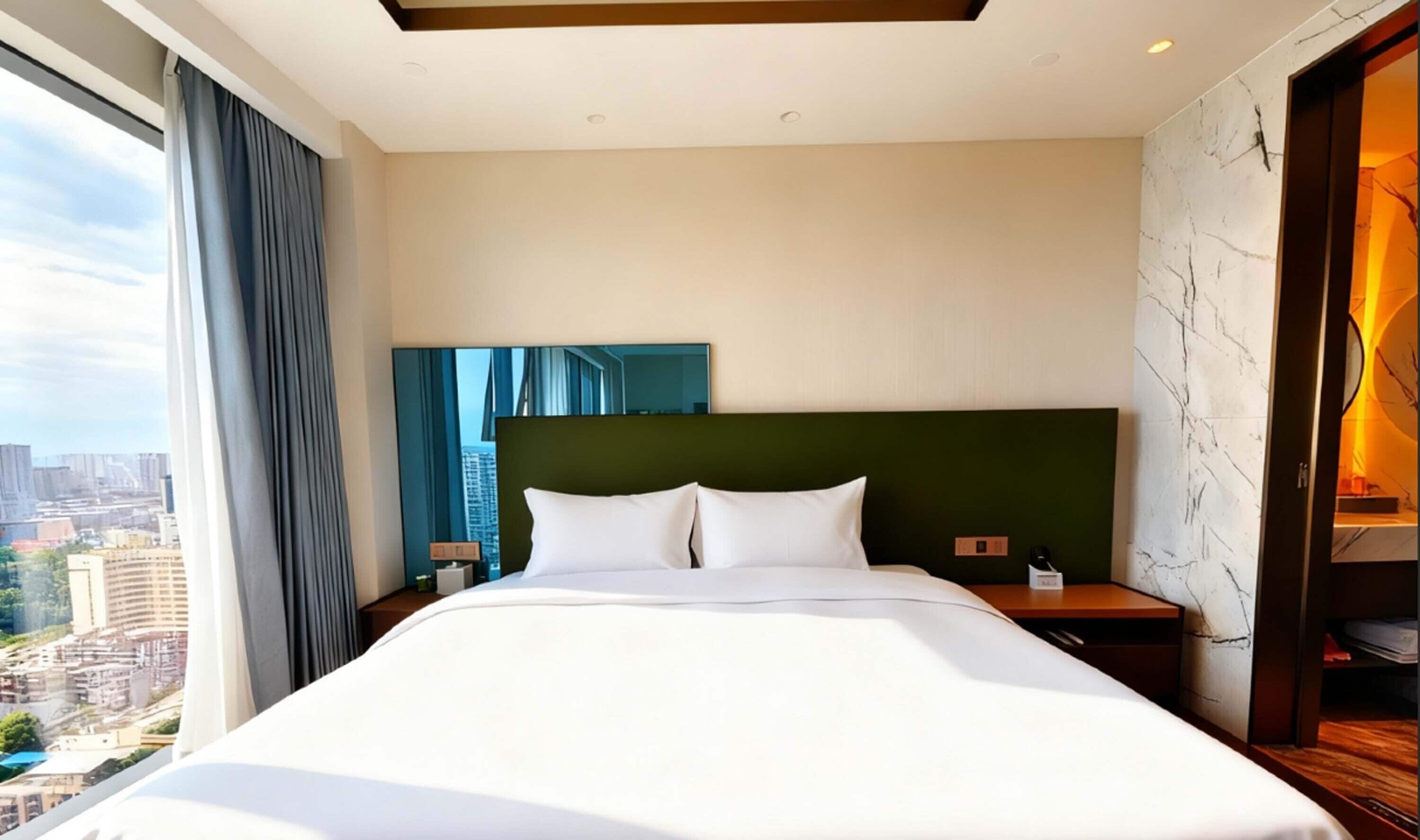 行政雙床房, 城市景 | 書桌、手提電腦工作空間、遮光窗簾/窗簾、隔音