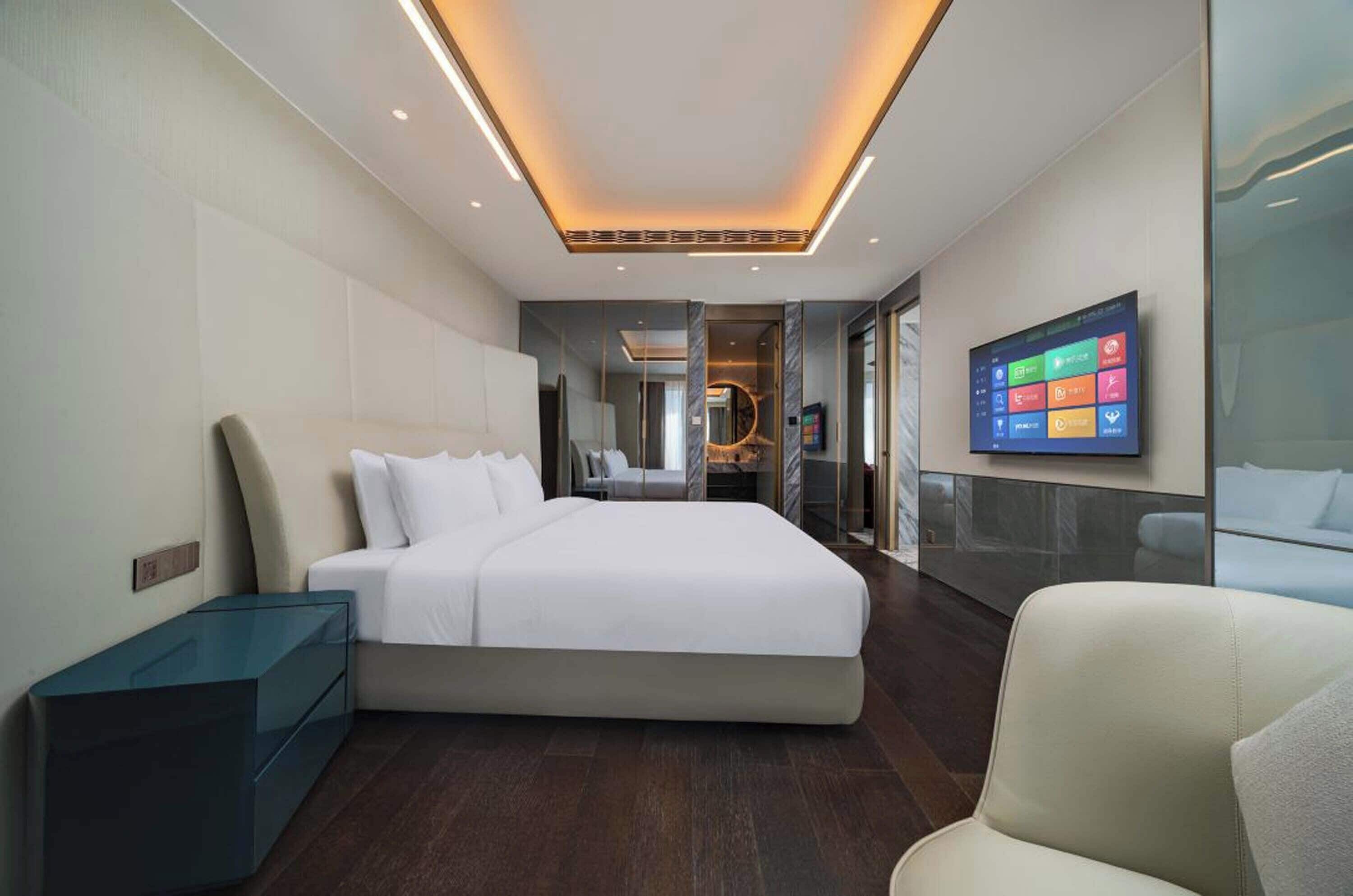 都會套房, 城市景 | 書桌、手提電腦工作空間、遮光窗簾/窗簾、隔音