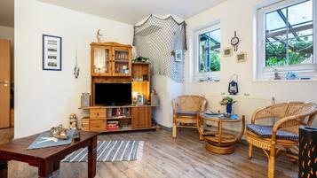 TV, DVD-spiller og stereoanlegg