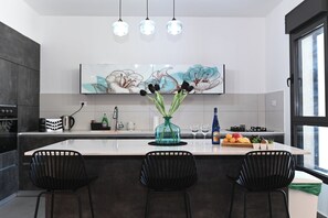 Private kitchen - Michelangelo Kinneret Family Apartment (Ramat Negev)
