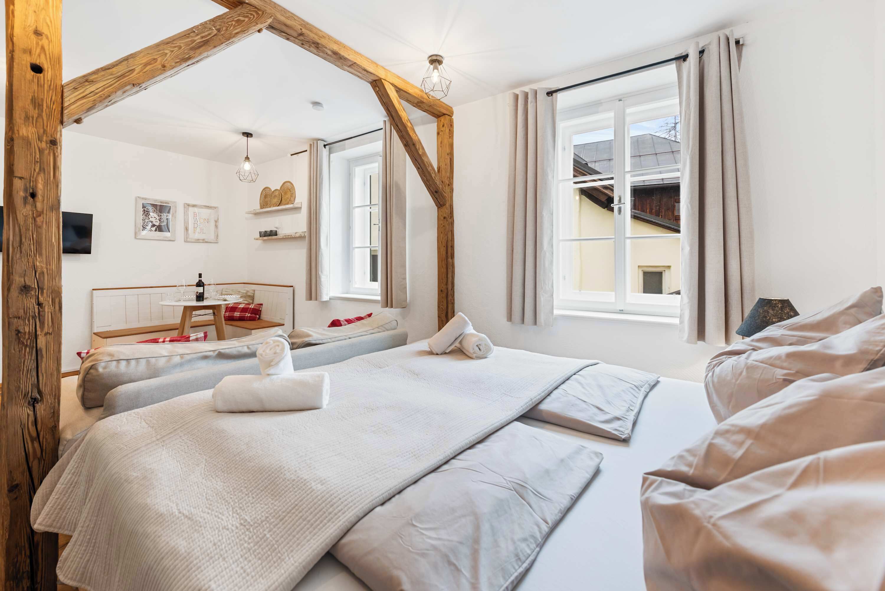 1 chambre, bureau, Wi-Fi, draps fournis