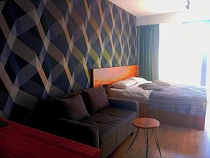 Internet, bed sheets - Tranquil studio apartment in cool new Gudauri getaway (Gudauri)