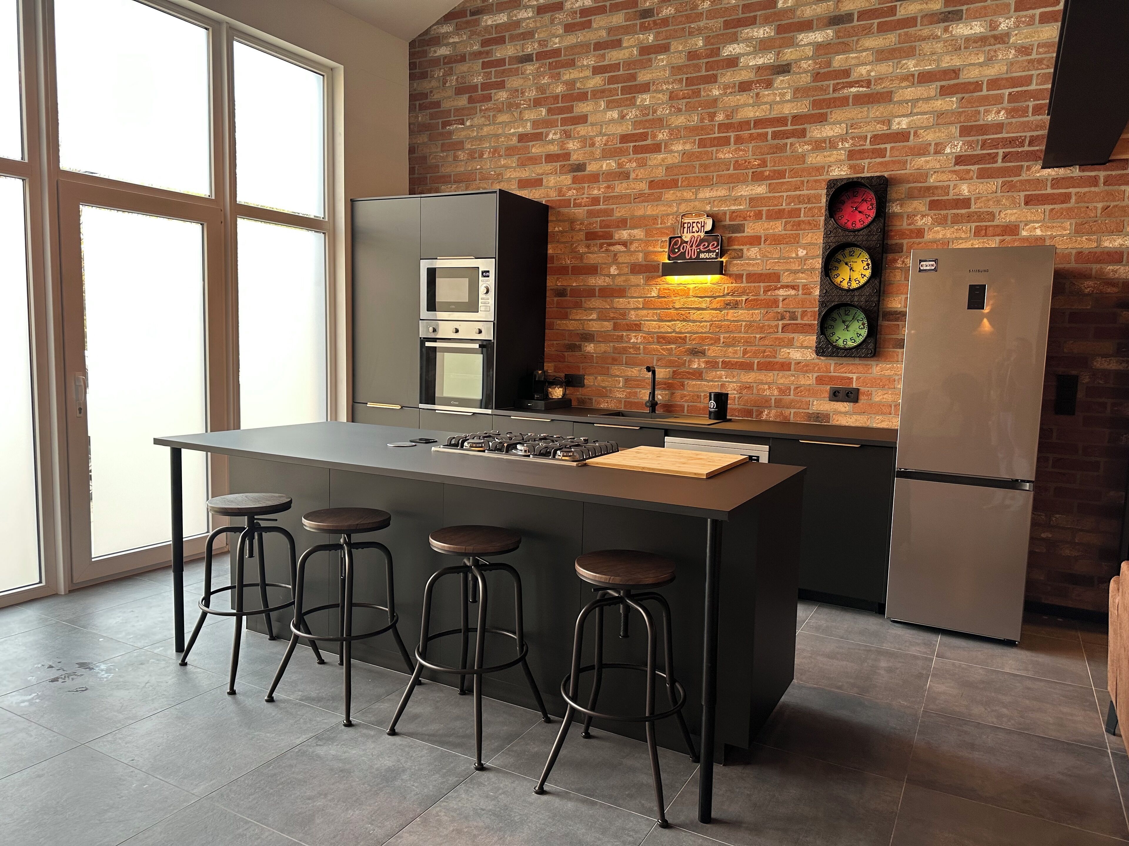 Villa, vista al patio | Cocina privada