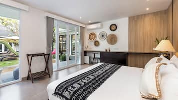 Villa, Balcony, Courtyard View | Iron/ironing board, free WiFi