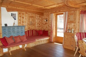 Living area - Holiday Home 'Haus Hart Im Zillertal 6 People' with Mountain View, Terrace & Wi-Fi (Hart im Zillertal)