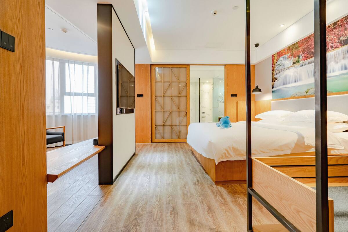 Suite estudio familiar, vista a la ciudad | Wifi gratis