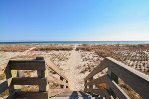 On the beach
