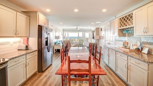 Dining - Stay at Bunker Hill, a spacious 4-bedroom oceanfront house in charming Topsail Beach! (Topsail Beach)