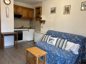 TV - 2-room flat 4 ppl, balcony, garage, near beach (Bormes-les-Mimosas)