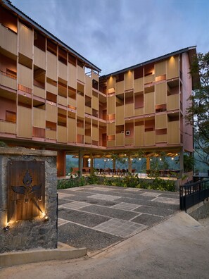 Majoituspaikan sisäänkäynti