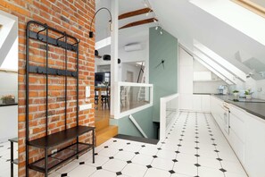 Interior - Spacious Apartment | Terrace, Air Conditioning, Workspace (Kraków)