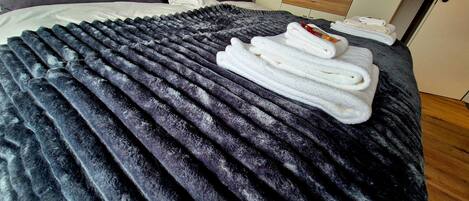 Planxa i posts de planxar, wifi i roba de llit