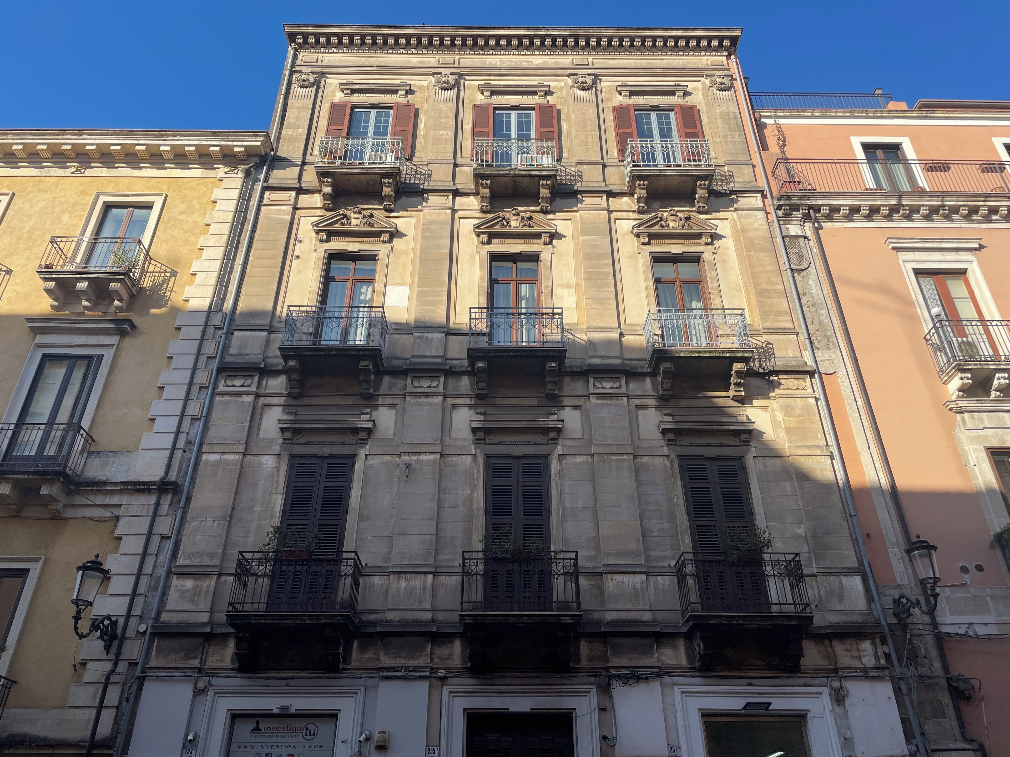 Fassade der Unterkunft