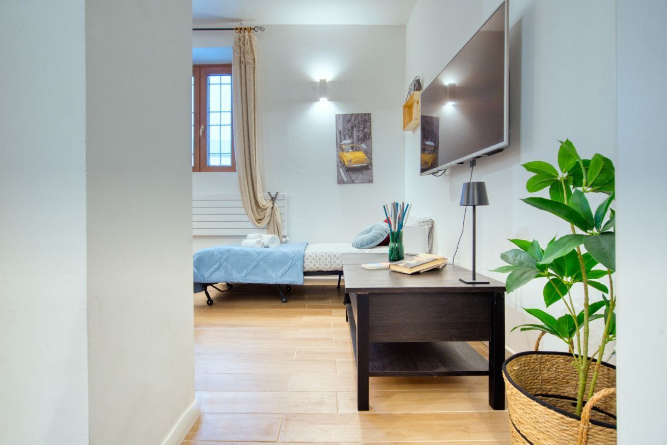 2 camere, ferro/asse da stiro