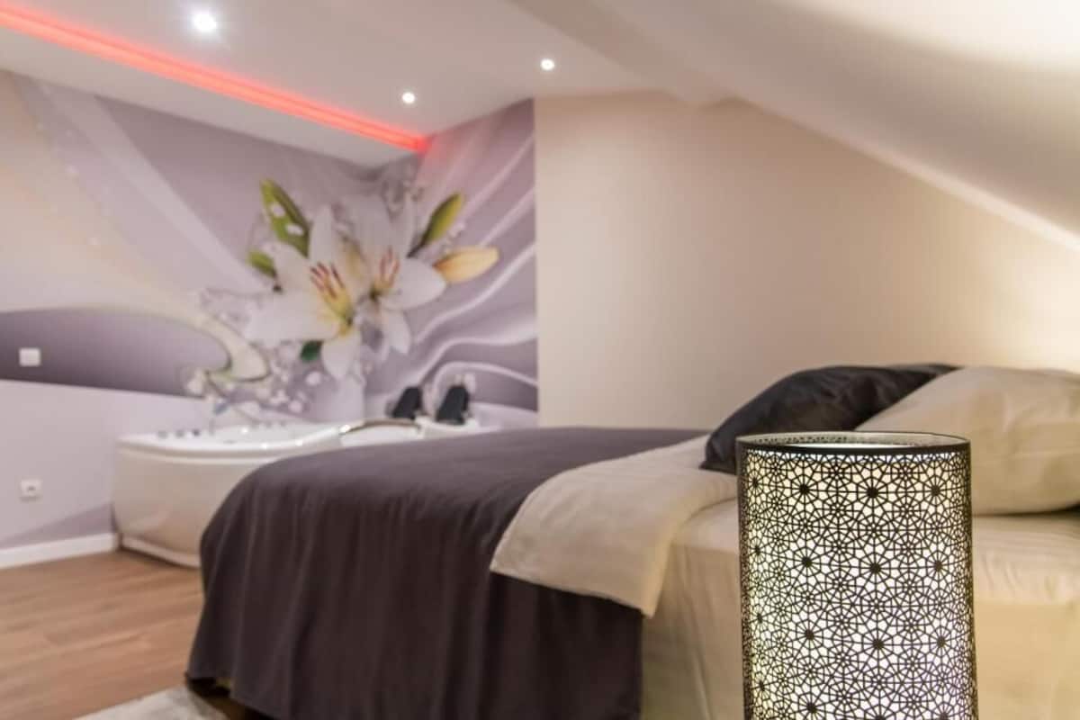 Loftsleilighet – deluxe, balkong, byutsikt | Safe på rommet og wi-fi (inkludert)