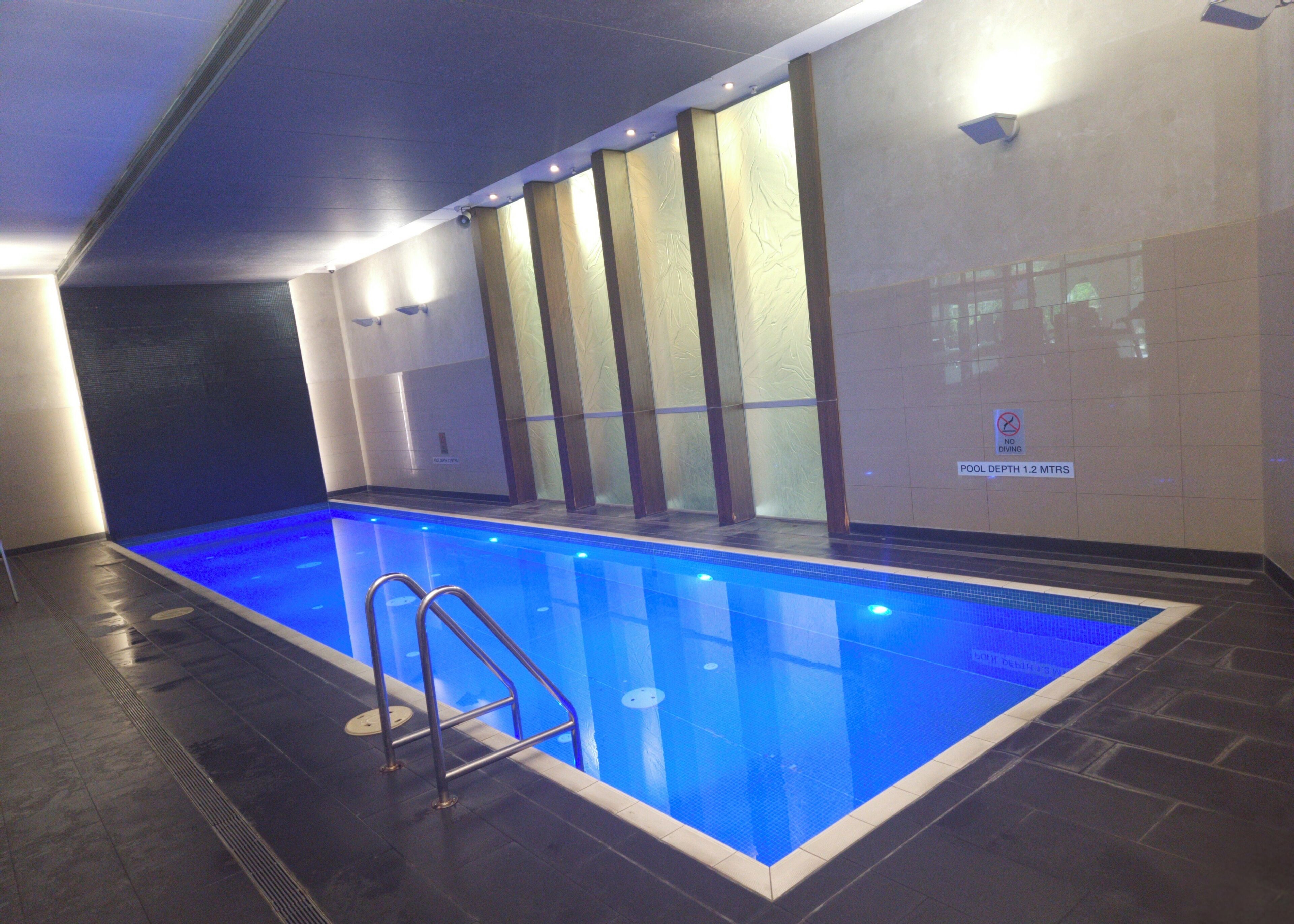 Indoor pool, a heated pool