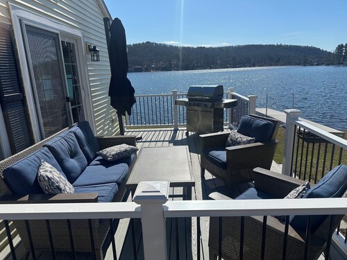 Lakefront 3-bedroom ranch style house totally renovated in 2025 Holland MA