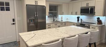 Lakefront 3-bedroom ranch style house totally renovated in 2025 Holland MA